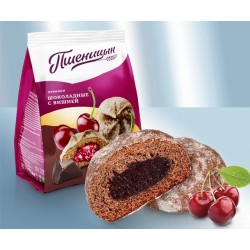 Пряники шоколадные с вишней, 200g